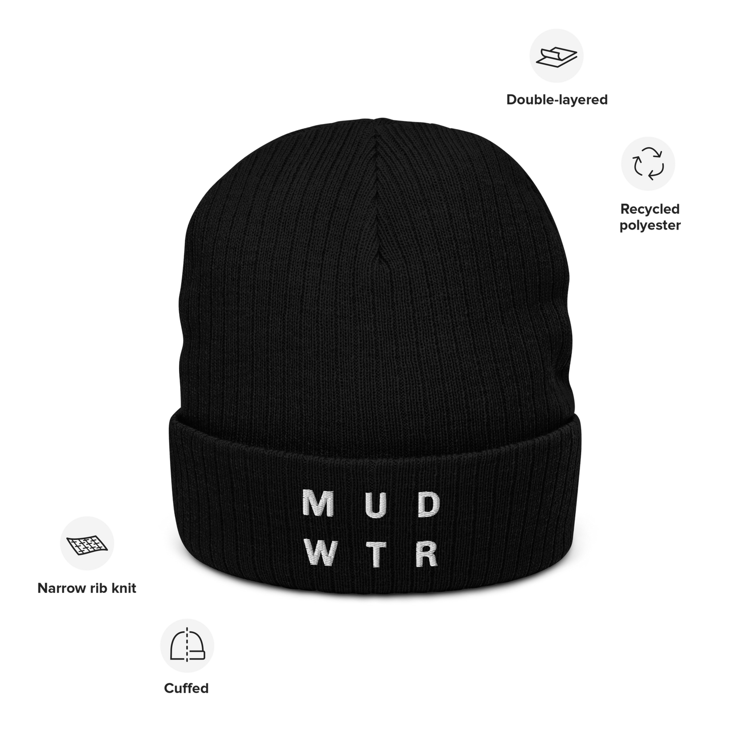 mud-wtr-beanie-j9 ribbed-knit-beanie-black-front-6478f6ebb8db4.png