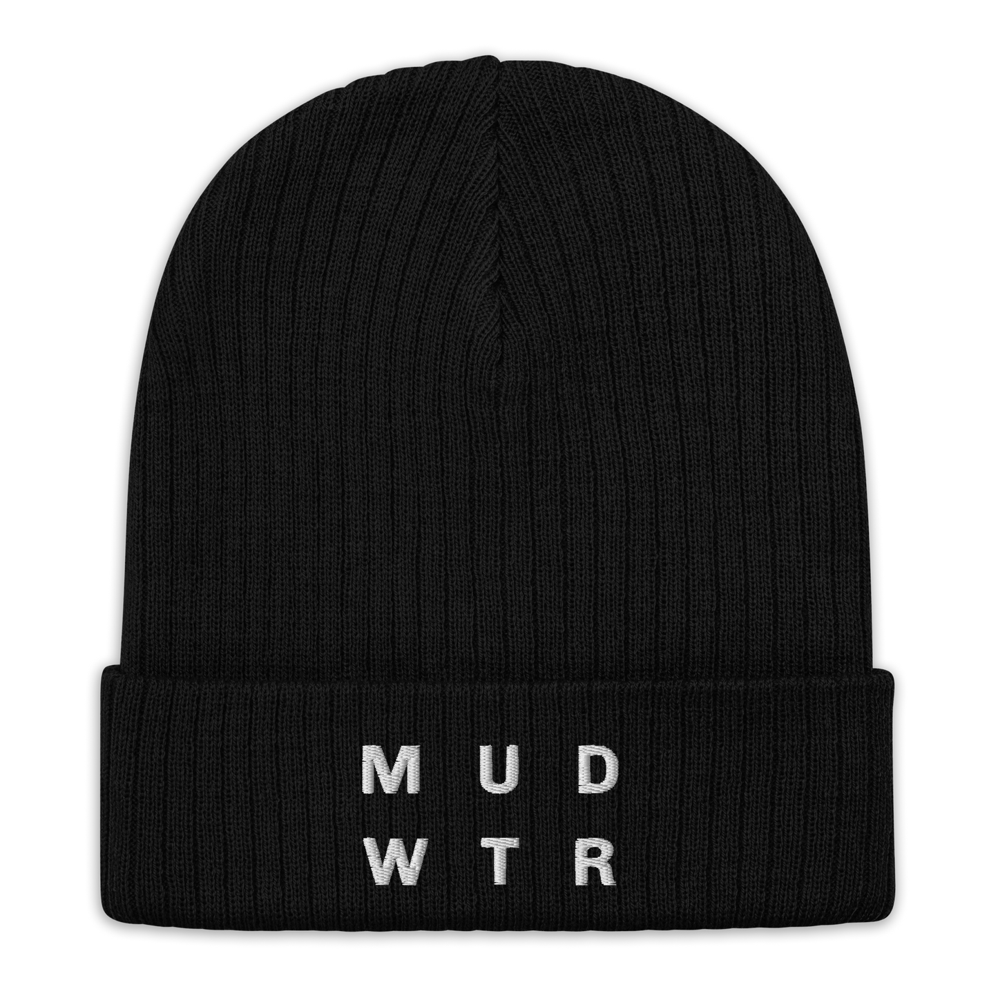 mud-wtr-beanie-j9 ribbed-knit-beanie-black-front-6478f6ebce026.png