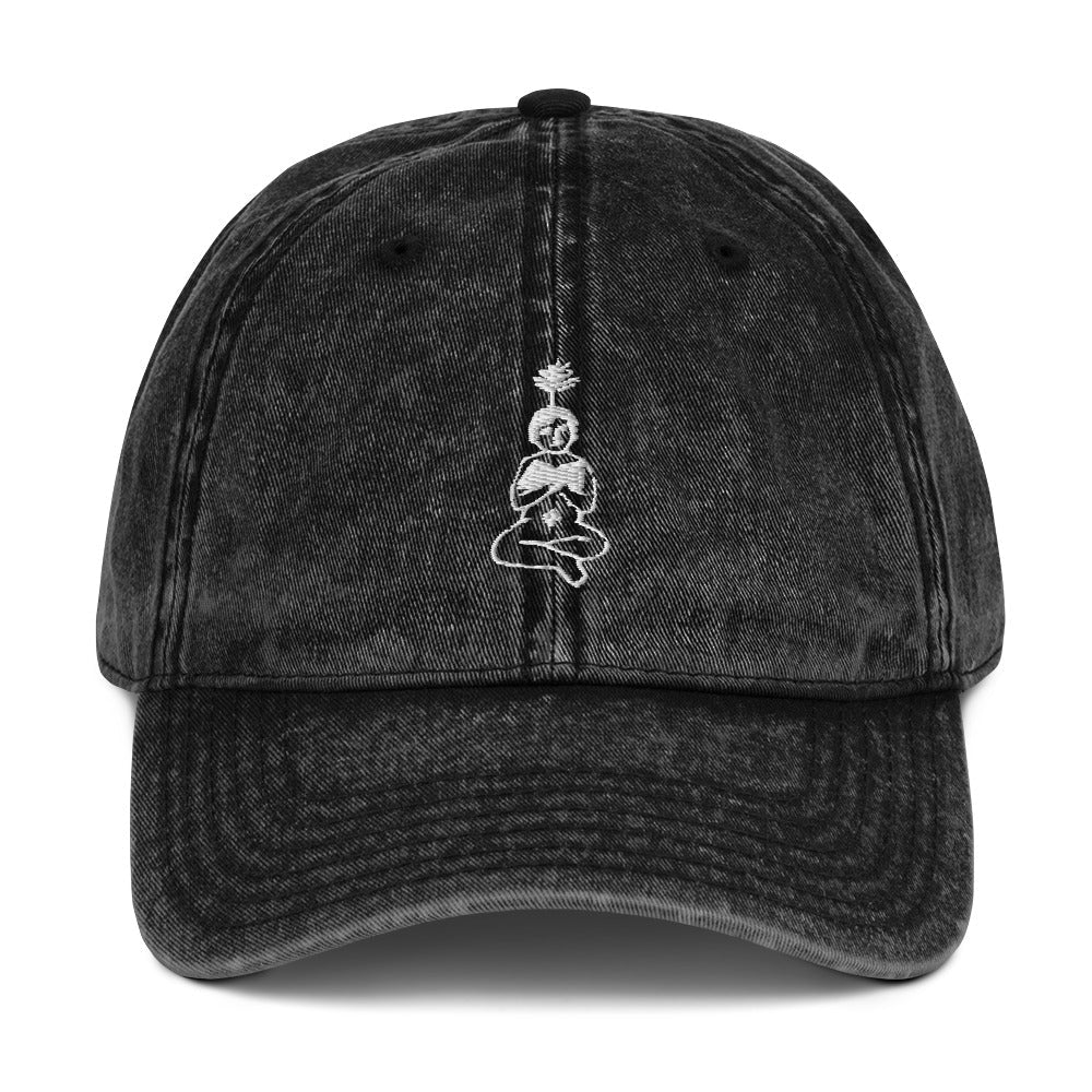 unlearn-relearn-vintage-cotton-cap-k8 vintage-cap-black-front-647546e2e4417.jpg